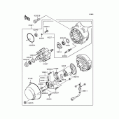 Схема узла: Генератор для Kawasaki ZX1100 GPZ1100