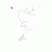 Схема узла: Система зажигания для Kawasaki KX100