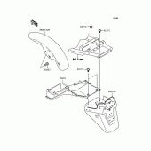 Схема вузла: Крило для Kawasaki ZR750 Zephyr