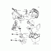 Схема вузла: Fuel Injection для Kawasaki VN900 Vulcan 900 Custom