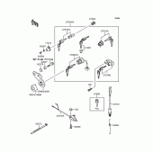 Схема вузла: Замок запалювання для Kawasaki EL250 Eliminator 250LX