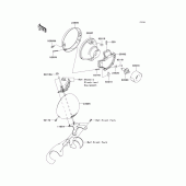 Схема вузла: Headlight(s) для Kawasaki VN2000 VN2000 Classic