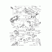 Схема вузла: Електроустаткування для Kawasaki ZX636 Ninja ZX-6R