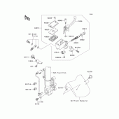 Схема вузла: Front master cylinder(b7f/b8f) для Kawasaki KLE650 Versys 650