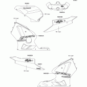 Схема вузла: Decals(silver)(b2h) для Kawasaki ZX1200 Ninja ZX-12R