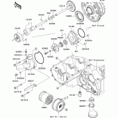 Схема вузла: Масляний насос для Kawasaki ZX900 Ninja ZX-9R