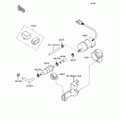 Схема вузла: Паливний насос для Kawasaki ZX1100 Ninja ZX-11