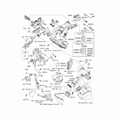 Схема вузла: Chassis electrical equipment(baf/bbf) для Kawasaki VN1700 Vulcan 1700 Voyager ABS
