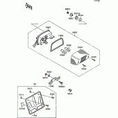 Схема узла: Tail lamp для Kawasaki VN1500 VN-15 SE