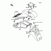 Схема вузла: Крило для Kawasaki ZX600 GPX600R