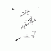 Схема вузла: Перемикач передач для Kawasaki EJ800 W800