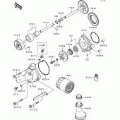 Схема узла: Масляный насос для Kawasaki ZX900 Ninja ZX-9R