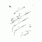 Схема узла: Тросики для Kawasaki ZG1200 Voyager XII