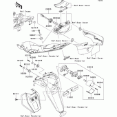 Схема узла: Taillight(s) для Kawasaki EX650 Ninja 650 ABS