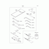 Схема вузла: Owners tools для Kawasaki VN1500 VN1500 Mean Streak