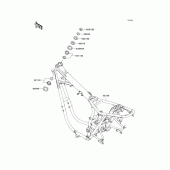 Схема вузла: Рама для Kawasaki EJ800 W800