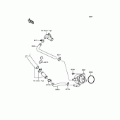 Схема узла: Масляный охладитель для Kawasaki ZX1000 Ninja ZX-10R