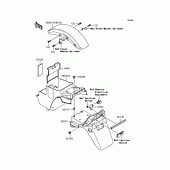 Схема узла: Крыло для Kawasaki ZR1200 ZRX1200R