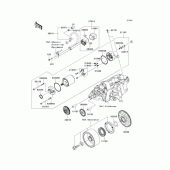 Схема узла: Стартер электрический & Привод стартера для Kawasaki EX400 Ninja 400R ABS