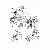 Схема вузла: Engine Cover(s) для Kawasaki ZX1000 Ninja H2