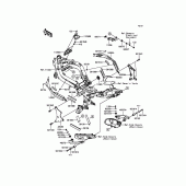 Схема вузла: Кріплення для Kawasaki EX650 ER-6F ABS