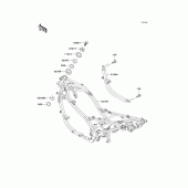 Схема вузла: Рама для Kawasaki EX500 GPZ500S