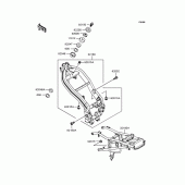 Схема вузла: Рама для Kawasaki EX250 ZZR250