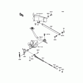 Схема вузла: Лапка гальма для Kawasaki EJ800 W800
