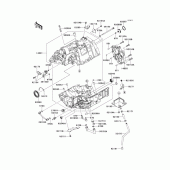 Схема вузла: Картер двигуна (1/2) для Kawasaki KLE650 Versys 650 ABS