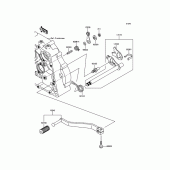 Схема узла: Переключатель передач для Kawasaki KLX150 KLX150L