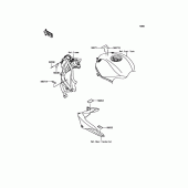 Схема узла: Информационные наклейки для Kawasaki ZX1000 Ninja H2R