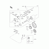 Схема вузла: Starter motor для Kawasaki EJ650 W650