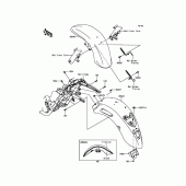 Схема вузла: Крило для Kawasaki VN1700 Vulcan 1700 Nomad ABS