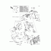 Схема вузла: Shroud для Kawasaki ER650 ER-6N ABS