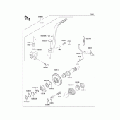 Схема узла: Опционные детали для Kawasaki KL650 KL650 Tengal