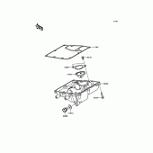 Схема вузла: Oil Pan для Kawasaki KLE650 Versys 650 ABS