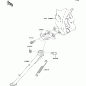 Схема узла: Stand(s) для Kawasaki ZX1000 Ninja 1000 ABS