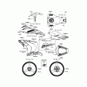Схема вузла: Decals(Ebony) для Kawasaki ZX1000 Ninja ZX-10R ABS