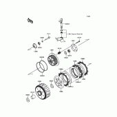 Схема вузла: Зчеплення для Kawasaki BX250 NINJA 250SL ABS