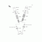 Схема узла: Клапан для Kawasaki KZ1000 Police