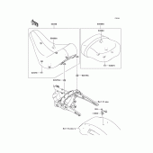 Схема узла: Сиденье для Kawasaki VN1700 Vulcan 1700 Voyager