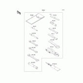 Схема вузла: Інструмент для Kawasaki BJ250 Estrella