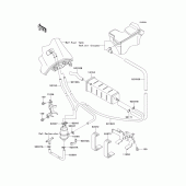 Схема вузла: Fuel evaporative system(e9f/eaf) для Kawasaki KL650 KLR650