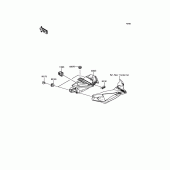 Схема вузла: Taillight(s) для Kawasaki ZX1000 Ninja H2R