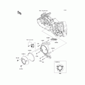 Схема узла: Chain cover для Kawasaki VN1700 Vulcan 1700 Classic