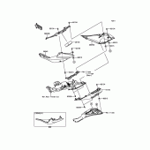 Схема вузла: Side Covers для Kawasaki ZX600 Ninja ZX-6R
