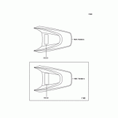 Схема вузла: Інформаційні наклейки для Kawasaki KLX110 KLX110
