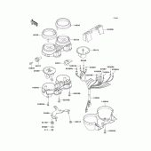 Схема вузла: Вимірювальний прилад Kawasaki ER500 ER-5