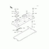 Схема узла: Клапанная крышка для Kawasaki ZX1200 Ninja ZX-12R
