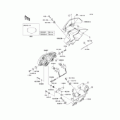 Схема узла: Фара для Kawasaki KLX250 D-Tracker X